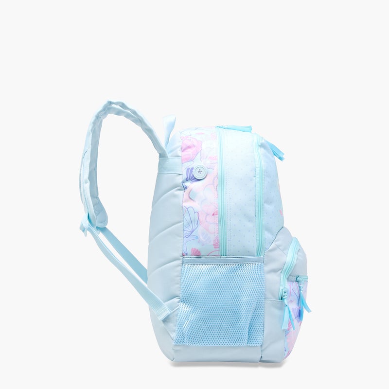 Roll road Backpack-I Love Sea Life-2 Cmprt-26 Liters-Girls (Polyester) Blue \ 33X46X17 - Image 5